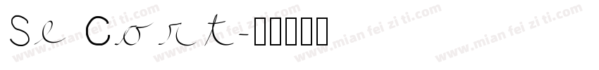 Se Cort字体转换